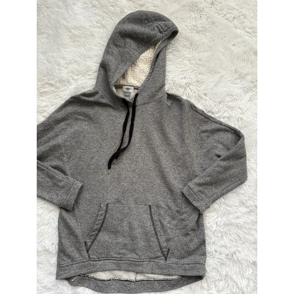 Old Navy Adult M Gray Soft Front Pocket Hoodie. Comf, Soft, Great Shape